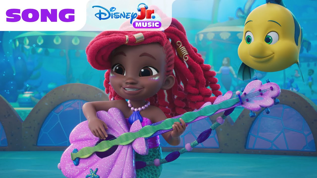 ویدیو Disney Jr s Ariel Making Waves Song disneyjunior