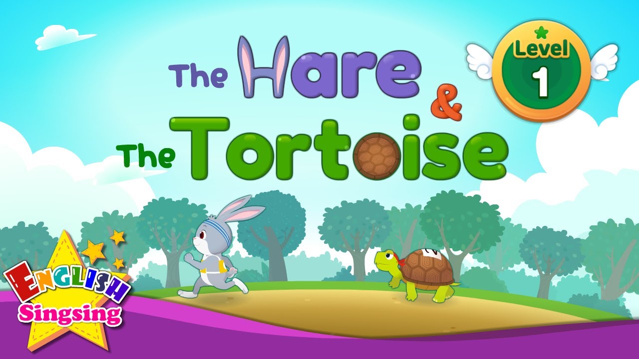 ویدیو The Hare and the Tortoise - Fairy tale - English Stories (Reading ...