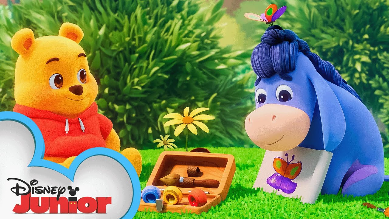 Playdate With Winnie The Pooh Eeyore And The Paint Set Episode 6