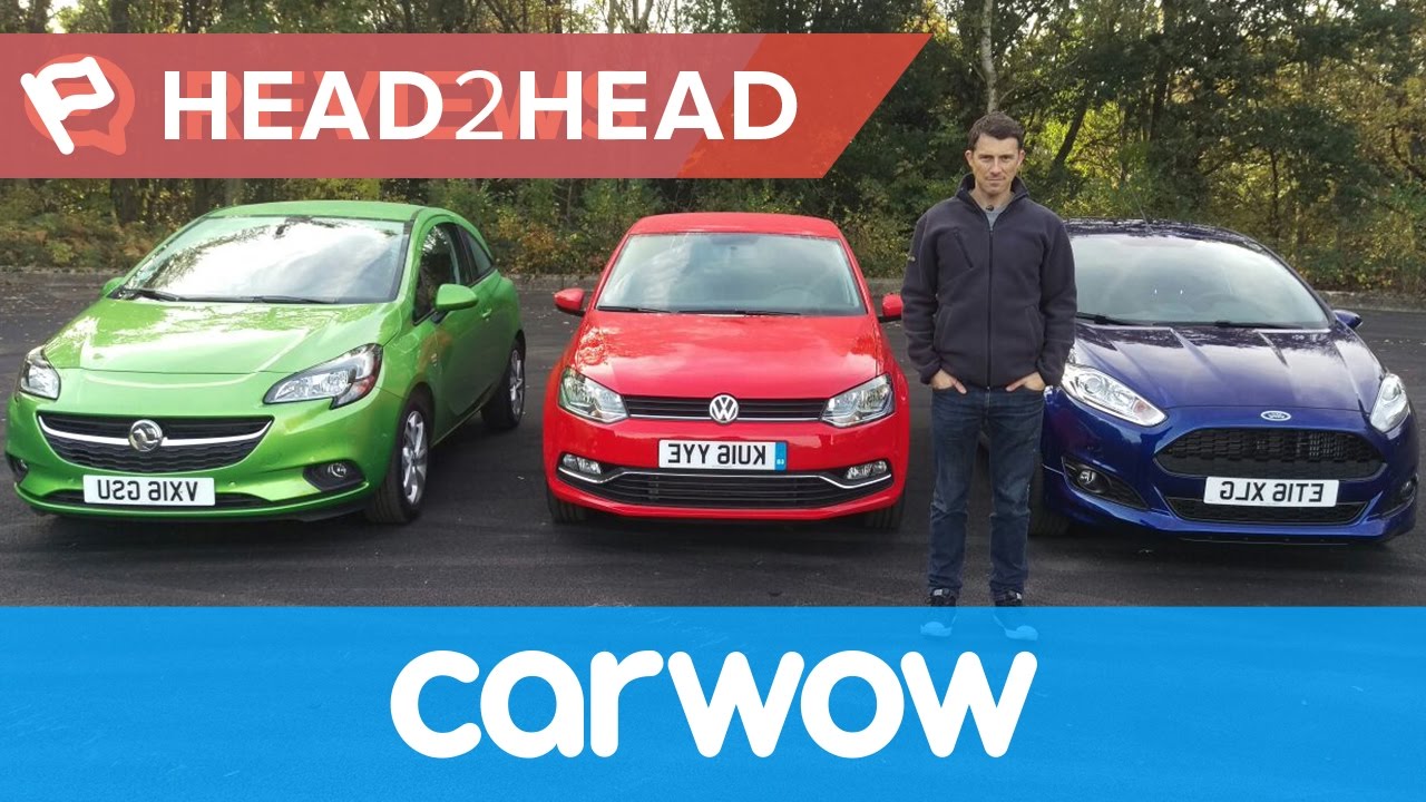 Ford Fiesta vs Volkswagen Polo vs Vauxhall Corsa 2016 review | Head2head