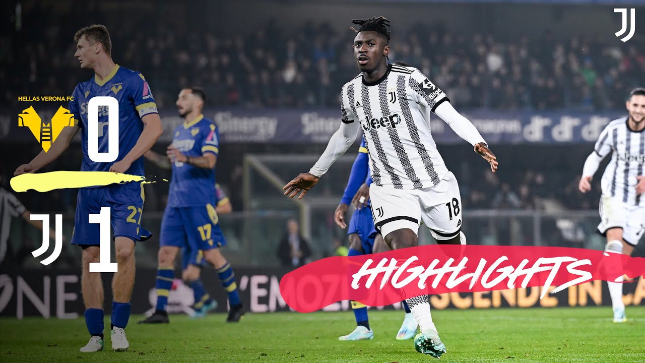 ویدیو KEAN SCORES TO GIVE JUVENTUS THE WIN ⚽️💪 | Verona 0-1 Juventus ...