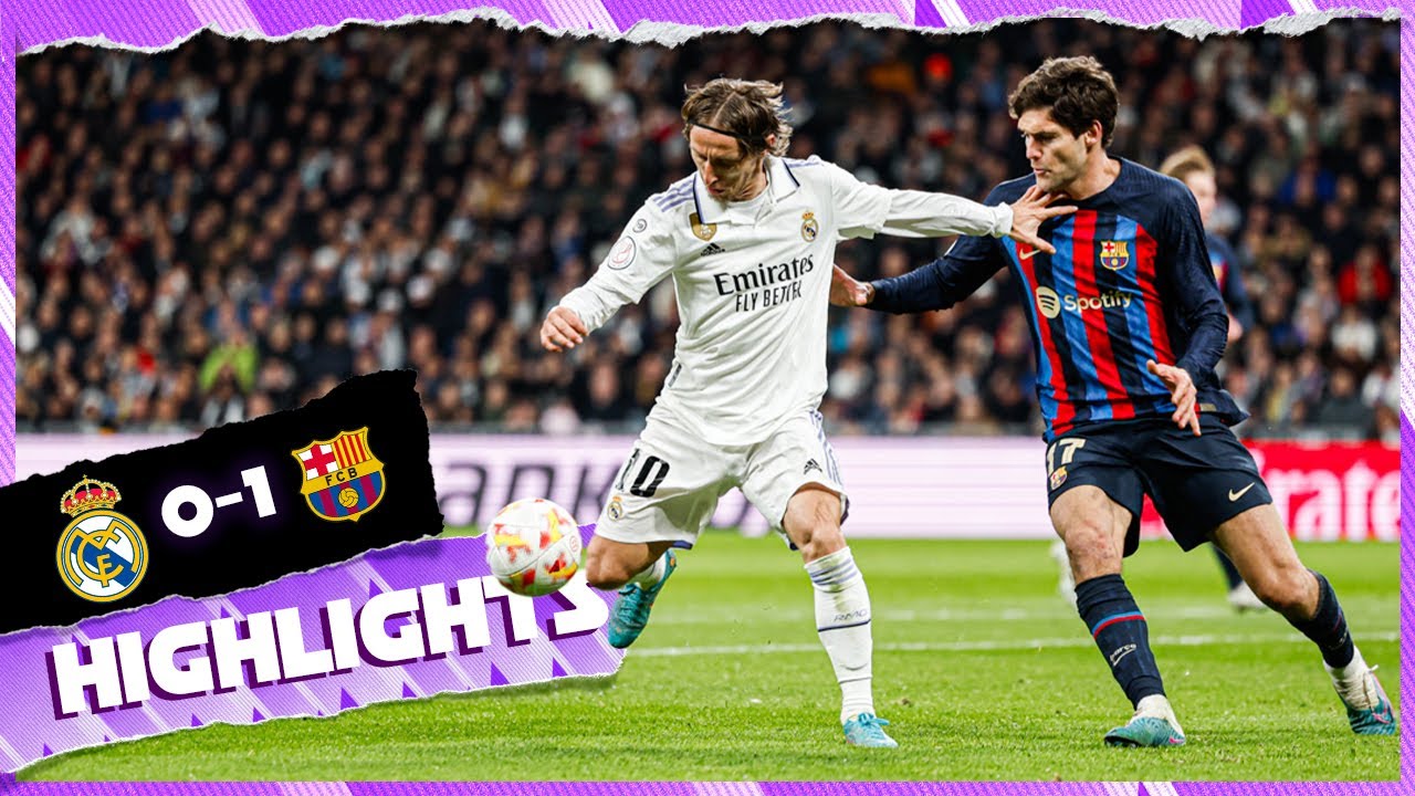 ویدیو HIGHLIGHTS | Real Madrid 0-1 FC Barcelona | Copa Del Rey | # ...