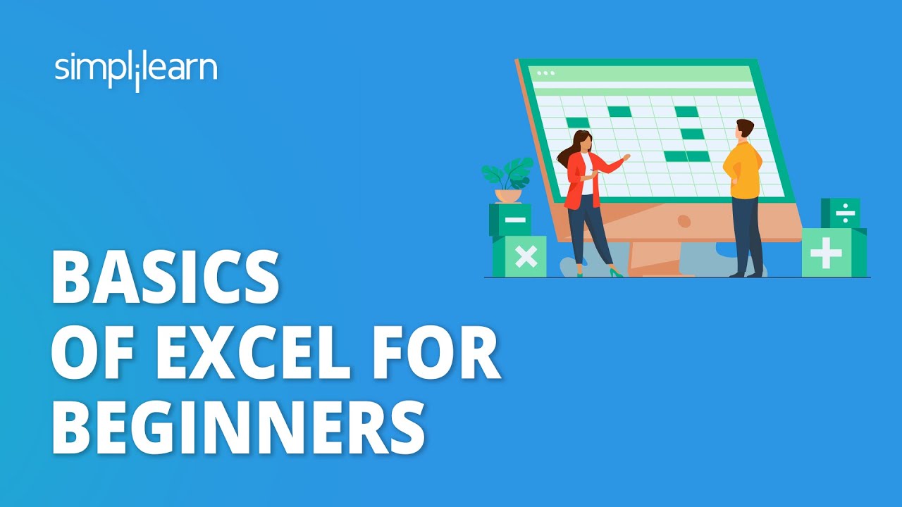 Basics Of Excel For Beginners | Learn Basics Of MS Excel In 6 Hours ...