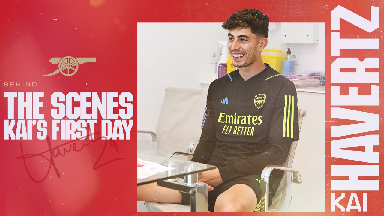 ویدیو Kai Havertz's First Day At The Arsenal | Behind The Scenes | آرسنال