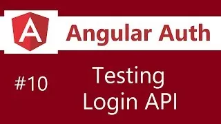 پوستر Angular Authentication Tutorial - 10 - Testing User Login...