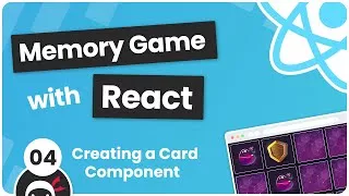 پوستر Build a Memory Game with React 4 - Creating a Card Component