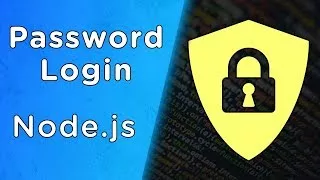 پوستر Build Node.js User Authentication - Password Login