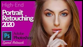 پوستر Speed Portrait Retouch Photoshop 2020 ادیت پرتره در فتوشاپ