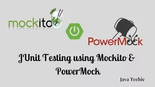 پوستر JUnit Testing using Mockito and Power Mock - SpringBoot...