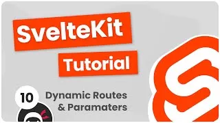 پوستر SvelteKit Crash Course Tutorial 10 - Dynamic Routes