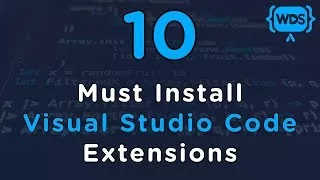 پوستر 10 Must Install Visual Studio Code Extensions