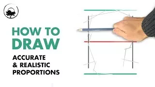 Drawing Proportions Tutorial - Method for Drawing Portraits & Other Subjects