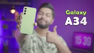 پوستر بررسی گوشی سامسونگ گلکسی آ34 Samsung Galaxy A34 Review